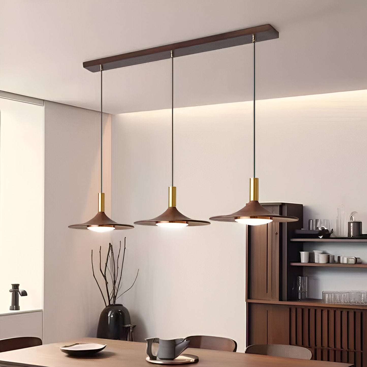 Pendant Light Iron Shade in Nordic Minimalist Style | Tavrin
