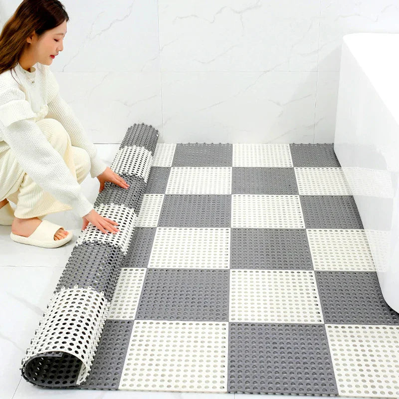 Bathroom Mat Waterproof Rubber Quick-Dry Shower Mat | Vireto