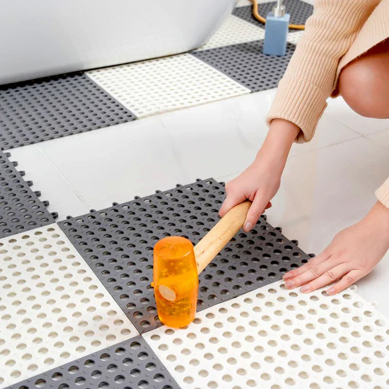 Bathroom Mat Waterproof Rubber Quick-Dry Shower Mat | Vireto