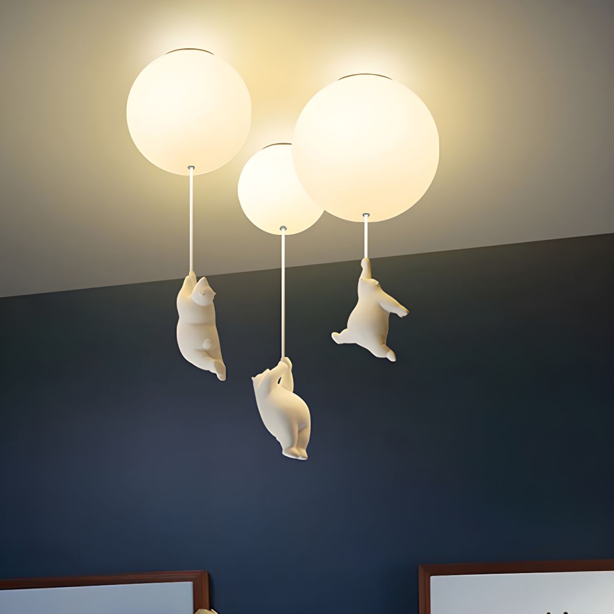 Ceiling Light Acrylic Ball for Kids Room | Beloro