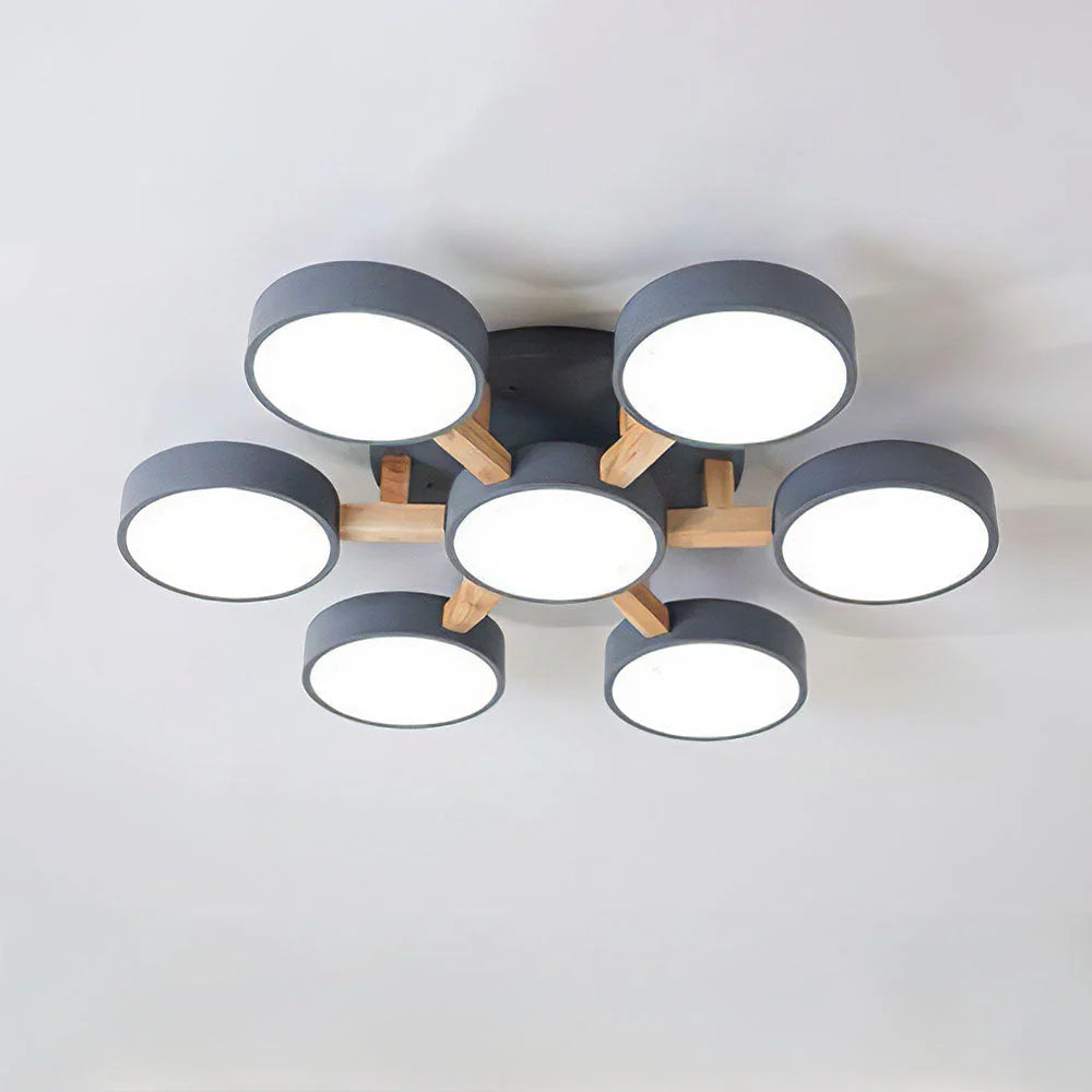 Ceiling Light Acrylic Cluster in Nordic Style | Evoron