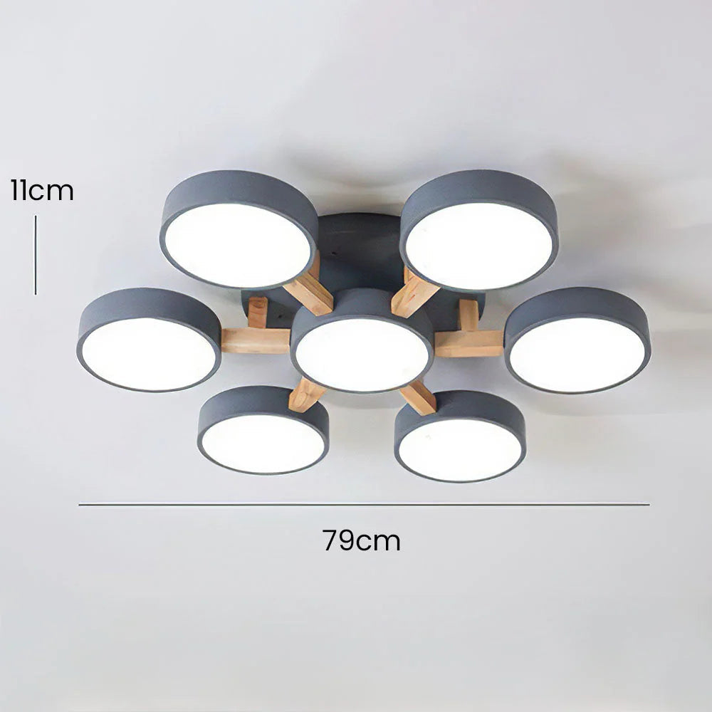 Ceiling Light Acrylic Cluster in Nordic Style | Evoron