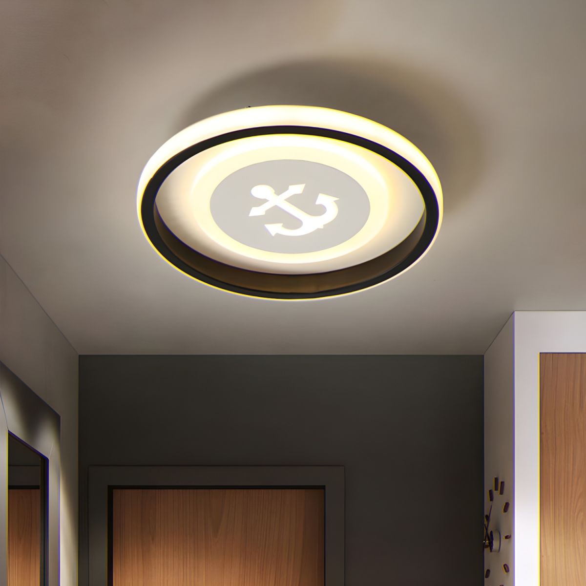 Ceiling Light Acrylic Flush Mount Modern Flower | Veluna