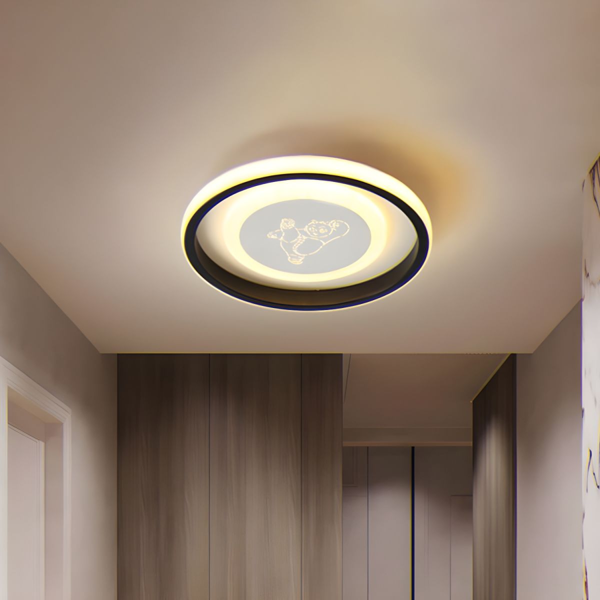 Ceiling Light Acrylic Flush Mount Modern Flower | Veluna