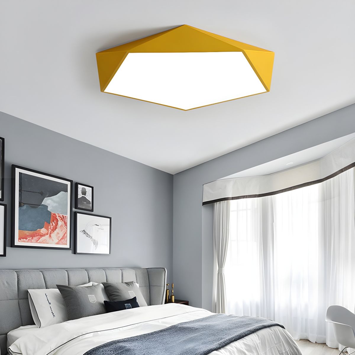Ceiling Light Acrylic LED Nordic Flush Mount | Pentora