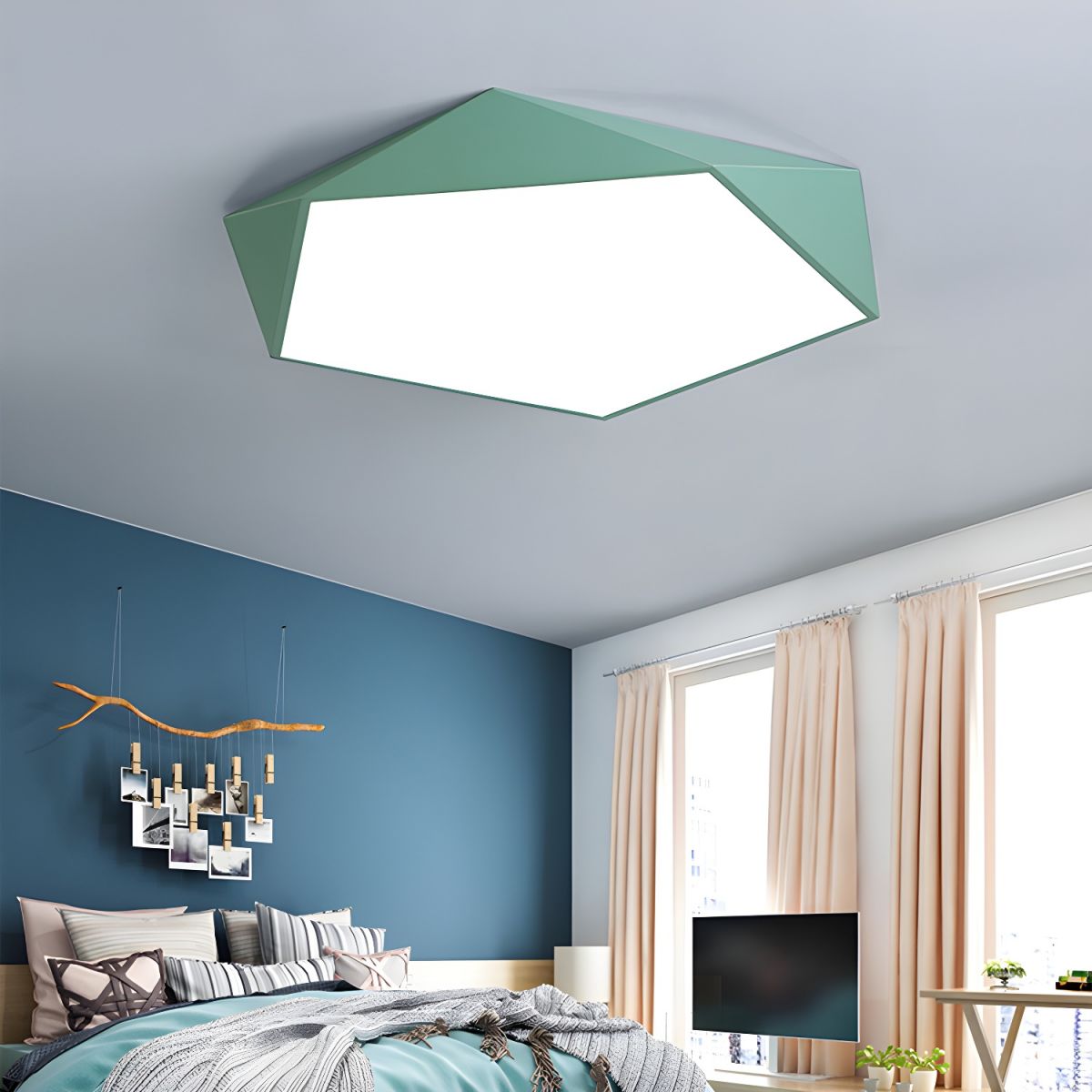 Ceiling Light Acrylic LED Nordic Flush Mount | Pentora