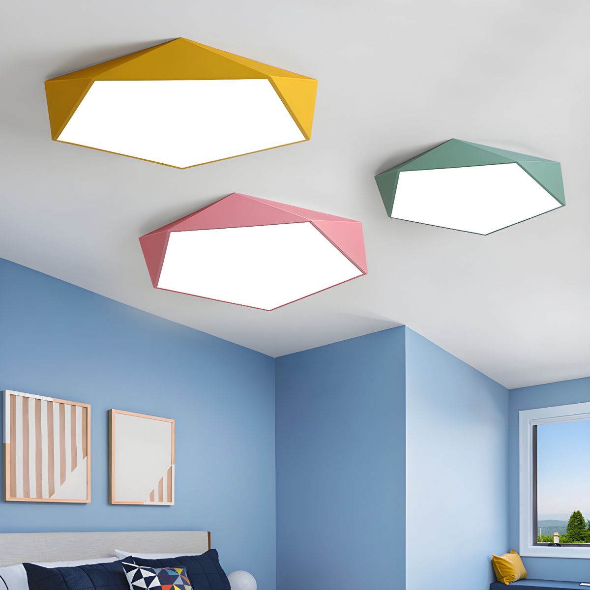 Ceiling Light Acrylic LED Nordic Flush Mount | Pentora
