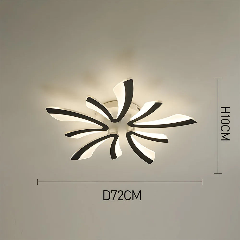Ceiling Light Acrylic Petal Nordic Style | Melior