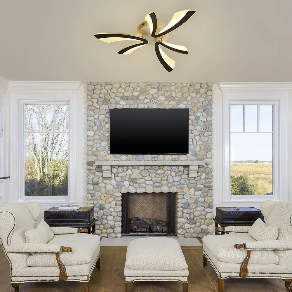 Ceiling Light Acrylic Petal Nordic Style | Melior