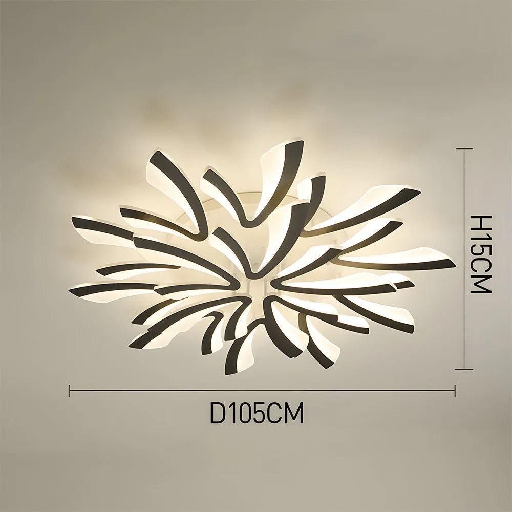 Ceiling Light Acrylic Petal Nordic Style | Melior