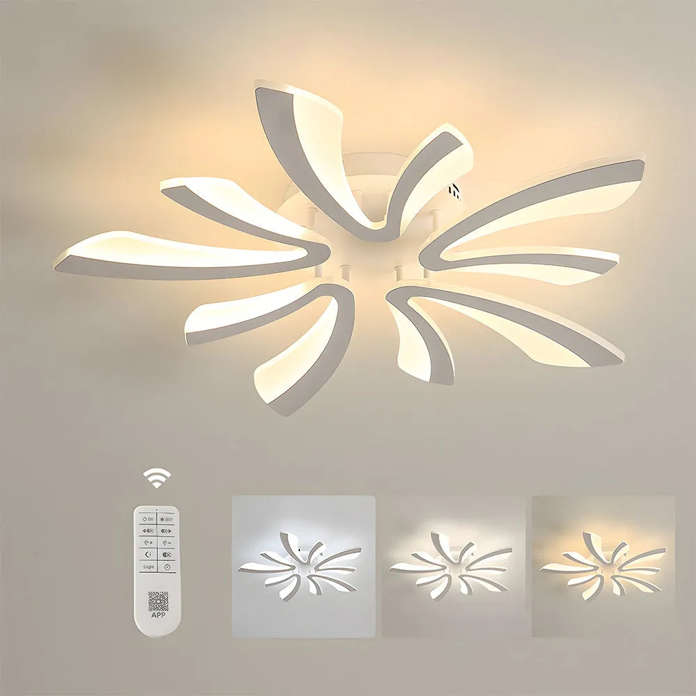 Ceiling Light Acrylic Petal Nordic Style | Melior