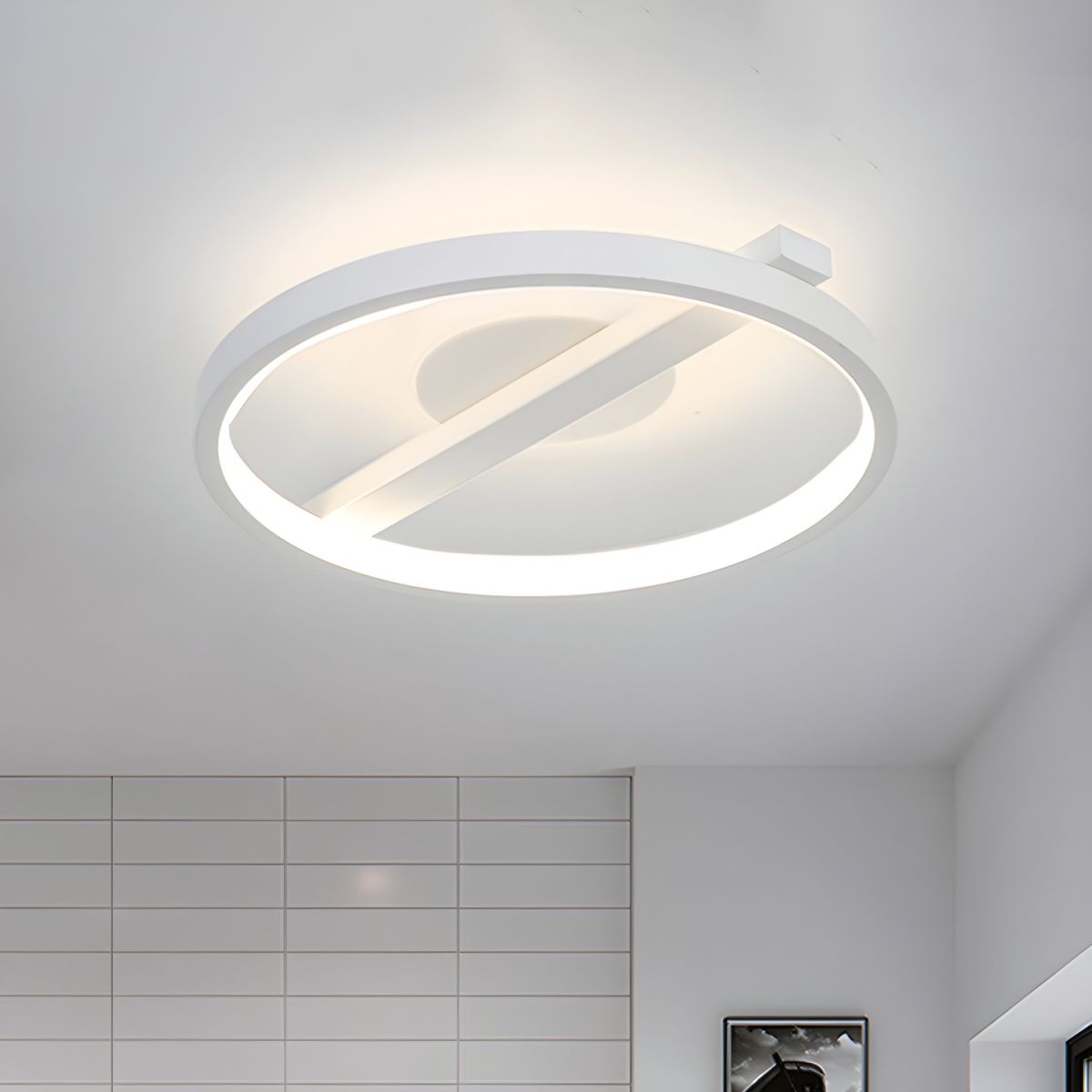 Ceiling Light Acrylic Ring Modern Flush Mount | Alvona
