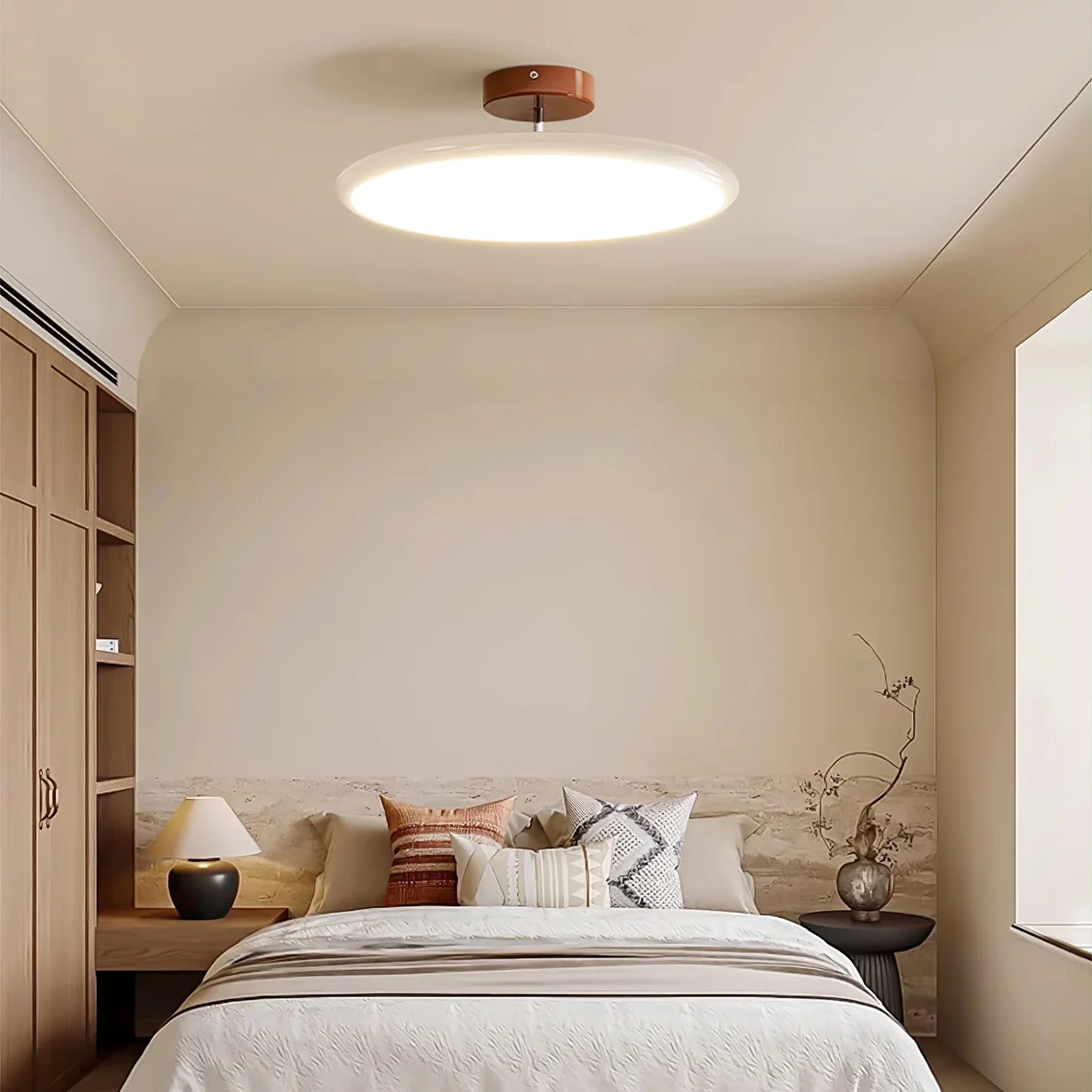 Ceiling Light Adjustable LED with Circular Shade | Drifto