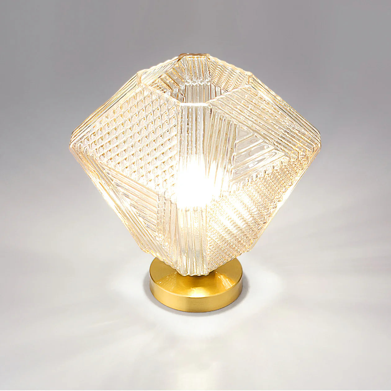 Ceiling Light Brass Glass in Art Deco Style | Ralsera