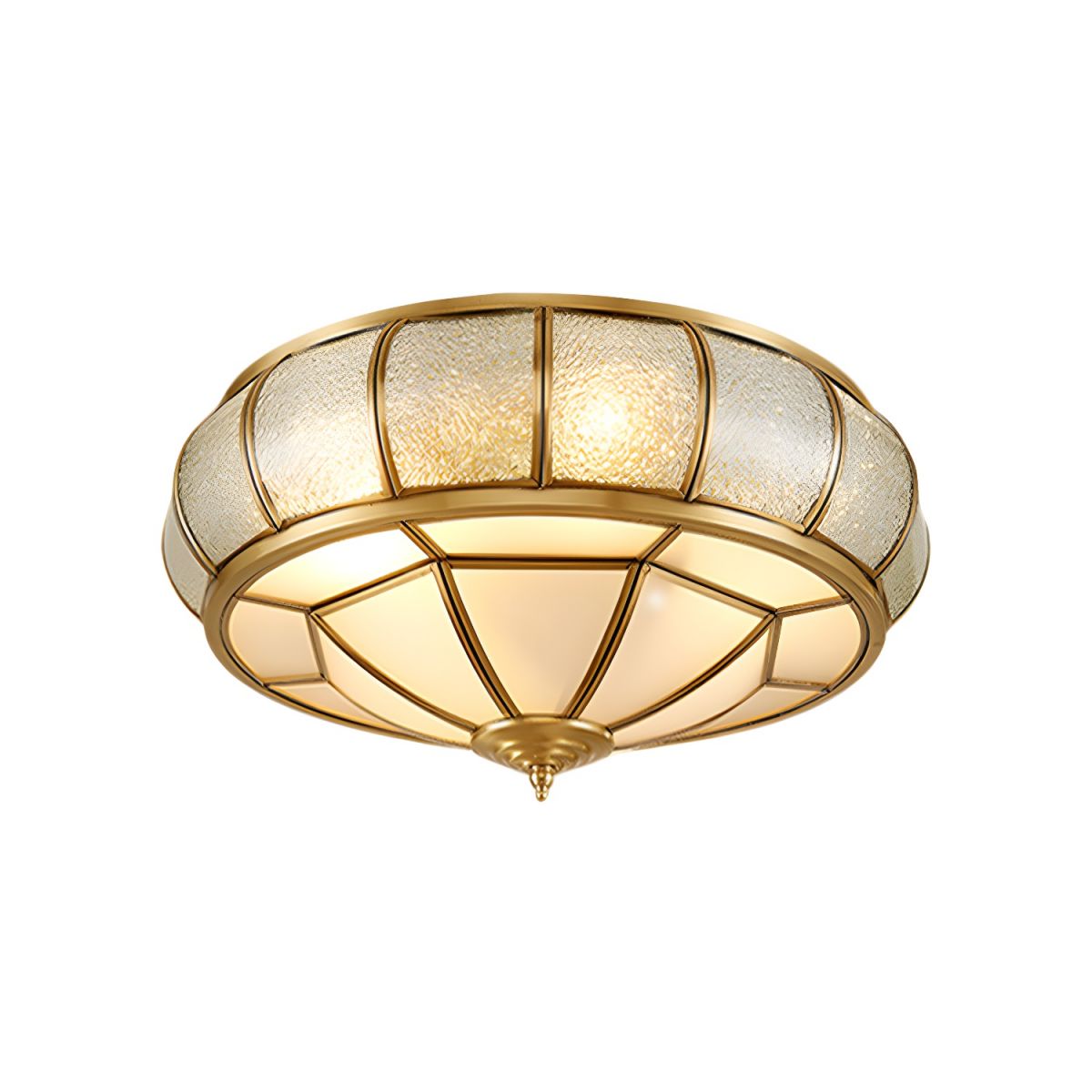 Ceiling Light Colonial Flush Mount Vintage Glass | Velmira