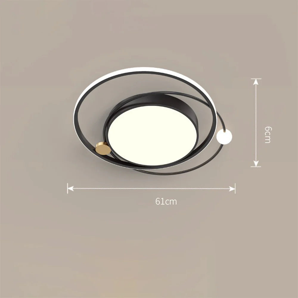 Ceiling Light Copper LED in Modern Style | Cirvalo