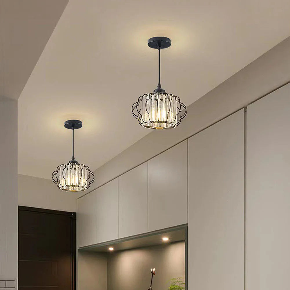Ceiling Light Crystal Fixture for Contemporary Interiors | Salvion