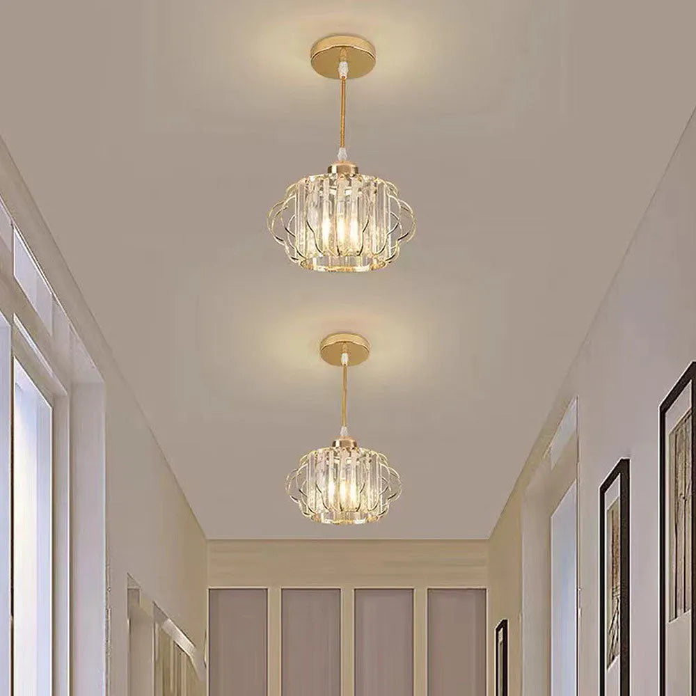 Ceiling Light Crystal Fixture for Contemporary Interiors | Salvion