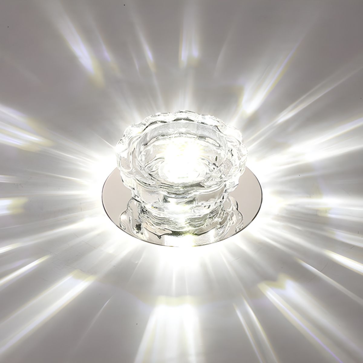 Ceiling Light Crystal Flush Mount Modern Style | Lunvex
