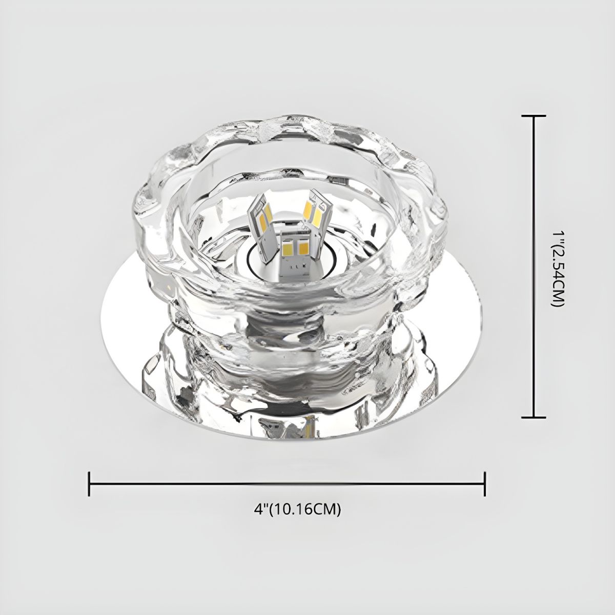Ceiling Light Crystal Flush Mount Modern Style | Lunvex