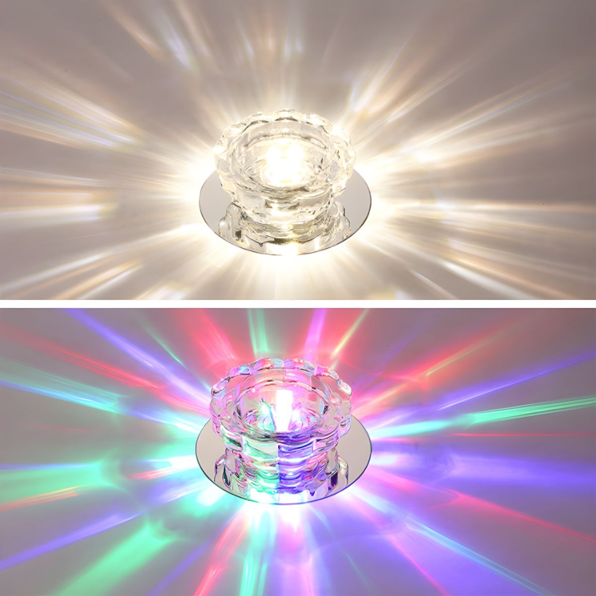 Ceiling Light Crystal Flush Mount Modern Style | Lunvex