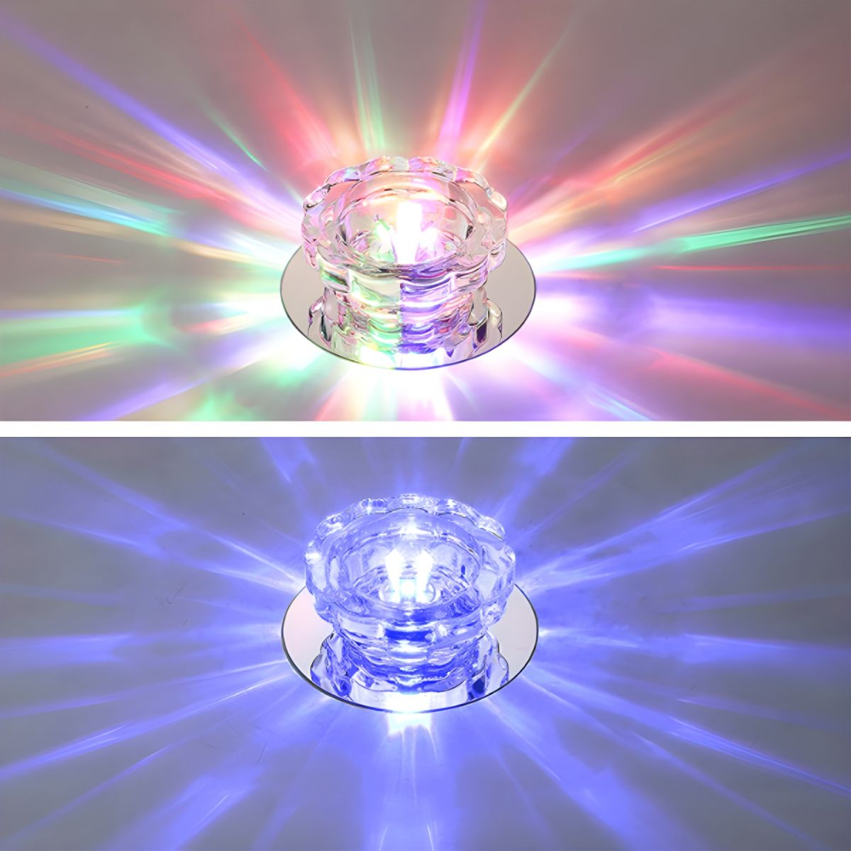 Ceiling Light Crystal Flush Mount Modern Style | Lunvex