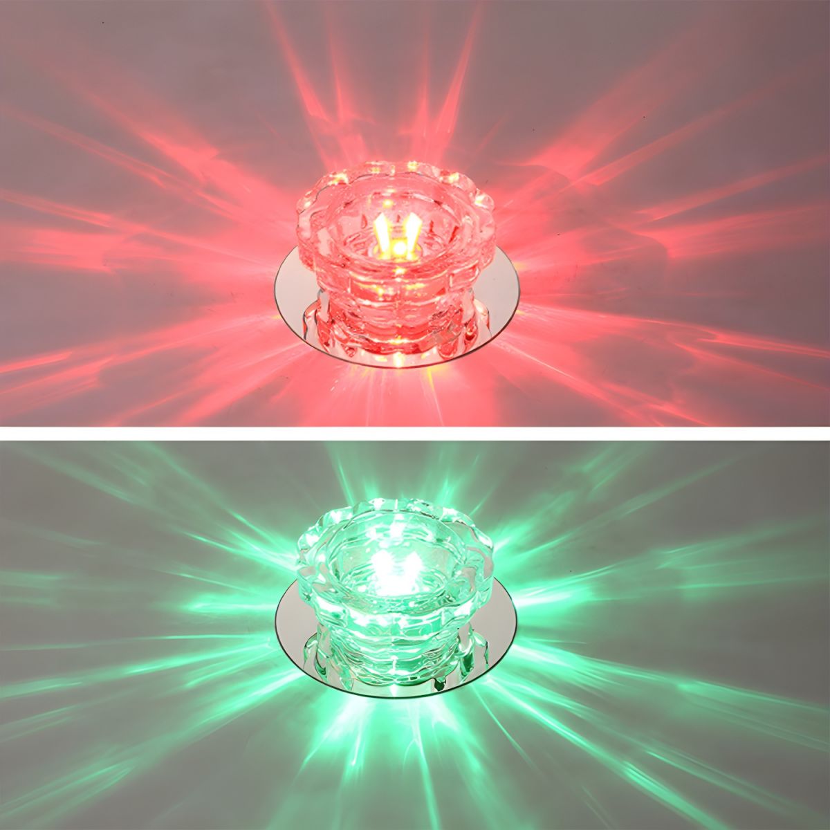 Ceiling Light Crystal Flush Mount Modern Style | Lunvex