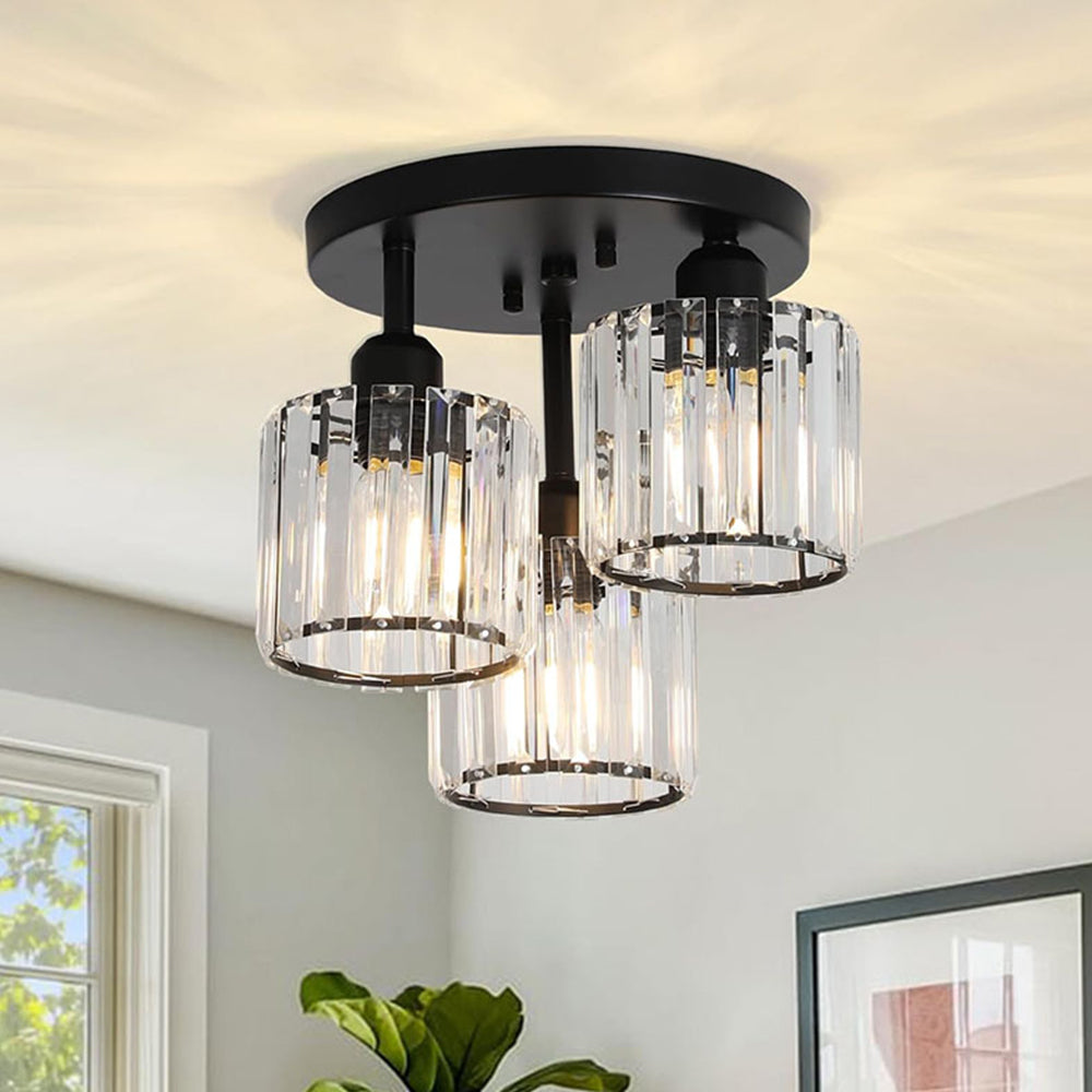 Ceiling Light Crystal Semi Flush Modern Style | Virella