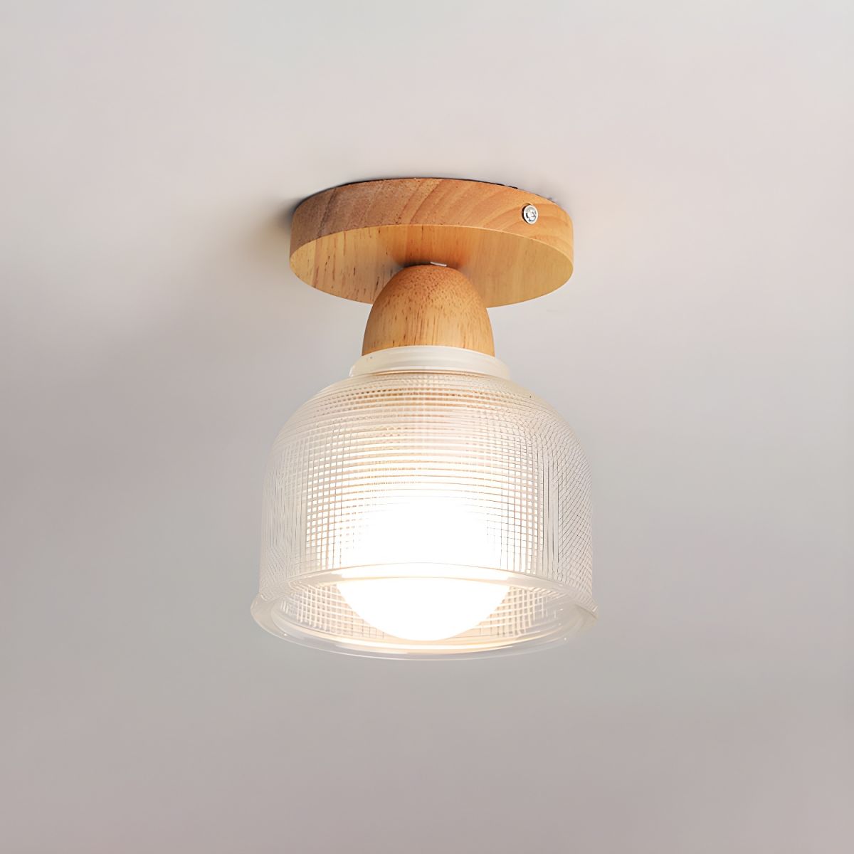 Ceiling Light Cylinder Glass Nordic Modern Style | Zyrona
