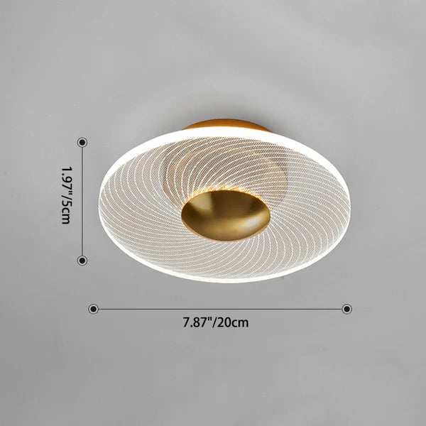 Ceiling Light Dimmable LED in Modern Geometric Design | Garvion