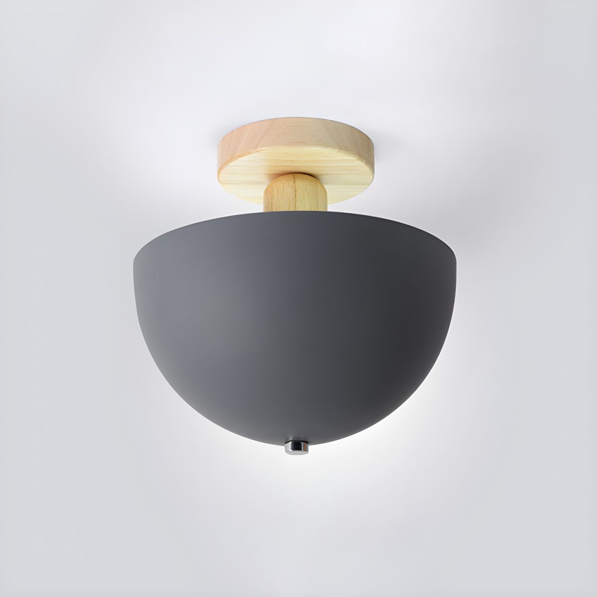 Ceiling Light Dome Metal Shade Nordic Semi Flush | Aislor
