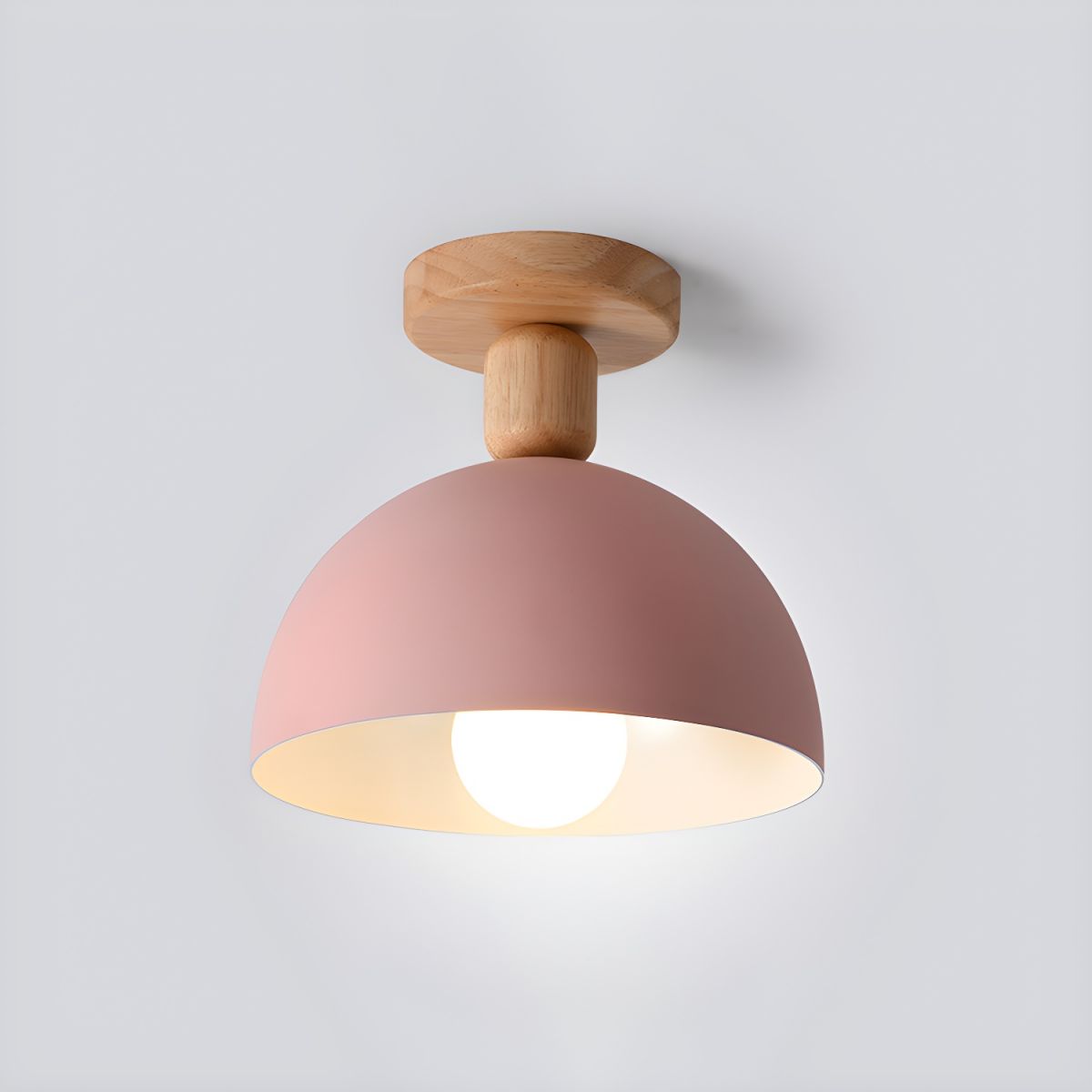Ceiling Light Dome Metal Shade Nordic Semi Flush | Aislor