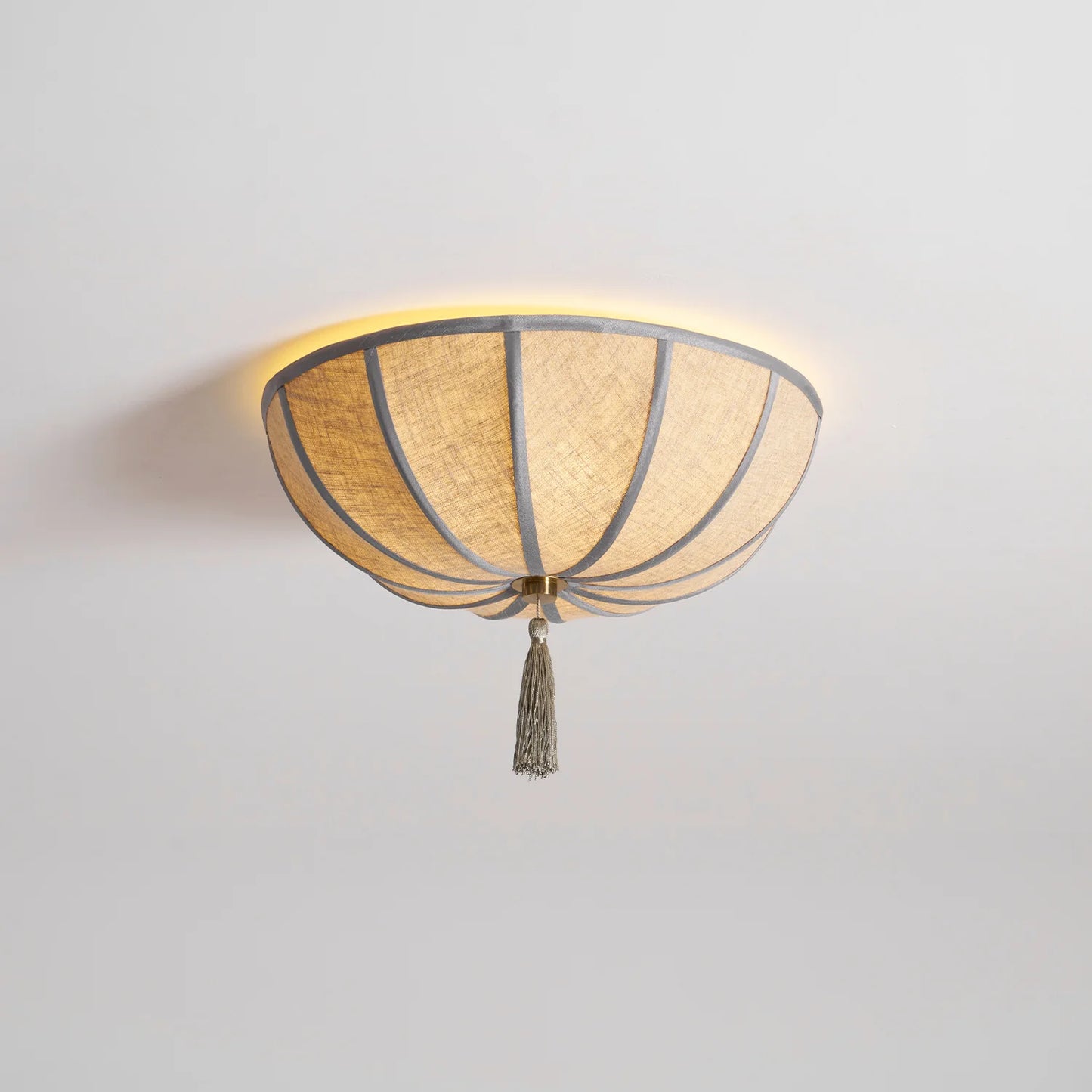 Ceiling Light Fabric Shade with Floral Design | Fleurio