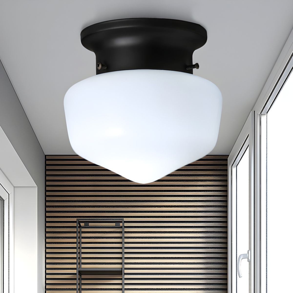 Ceiling Light Glass Flush Mount Modern Design | Sivaro