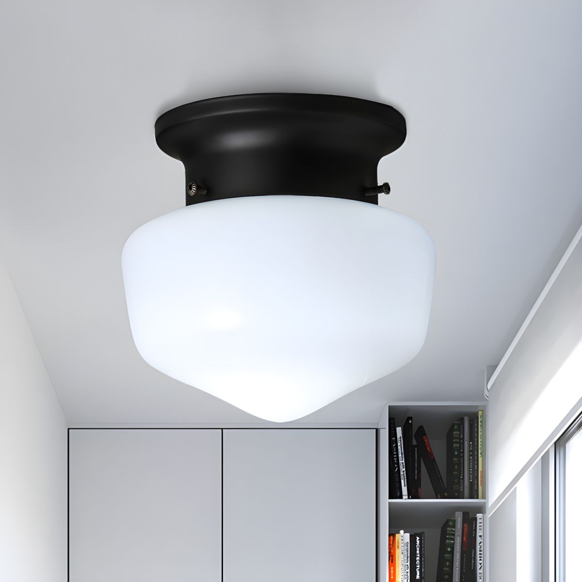 Ceiling Light Glass Flush Mount Modern Design | Sivaro