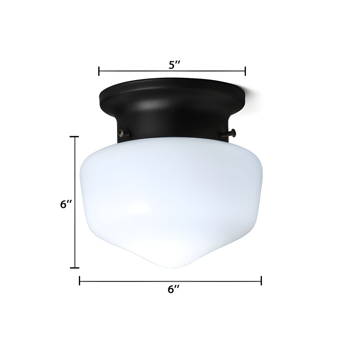 Ceiling Light Glass Flush Mount Modern Design | Sivaro
