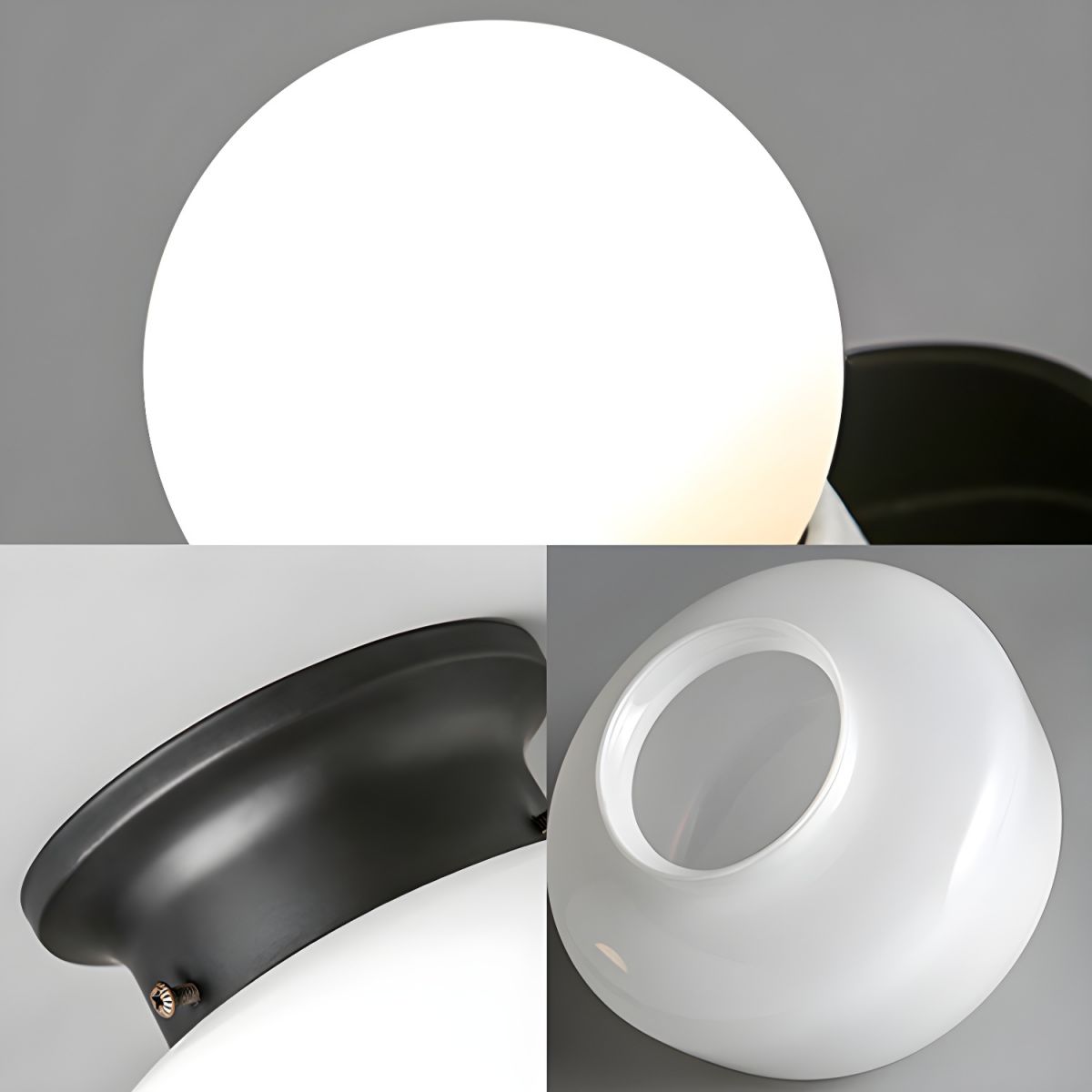 Ceiling Light Glass Flush Mount Modern Design | Sivaro