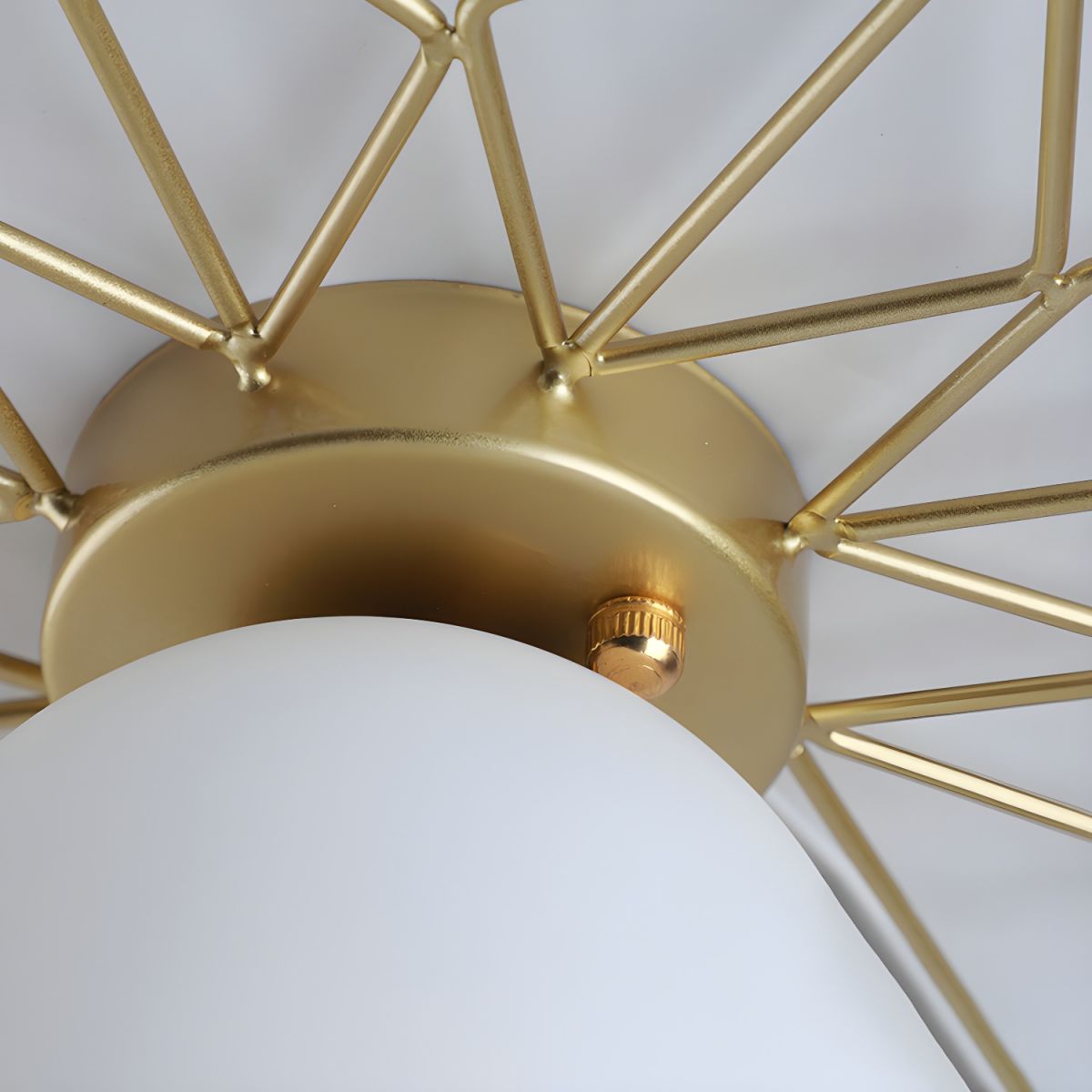 Ceiling Light Glass Flush Mount in Nordic Style | Auralis