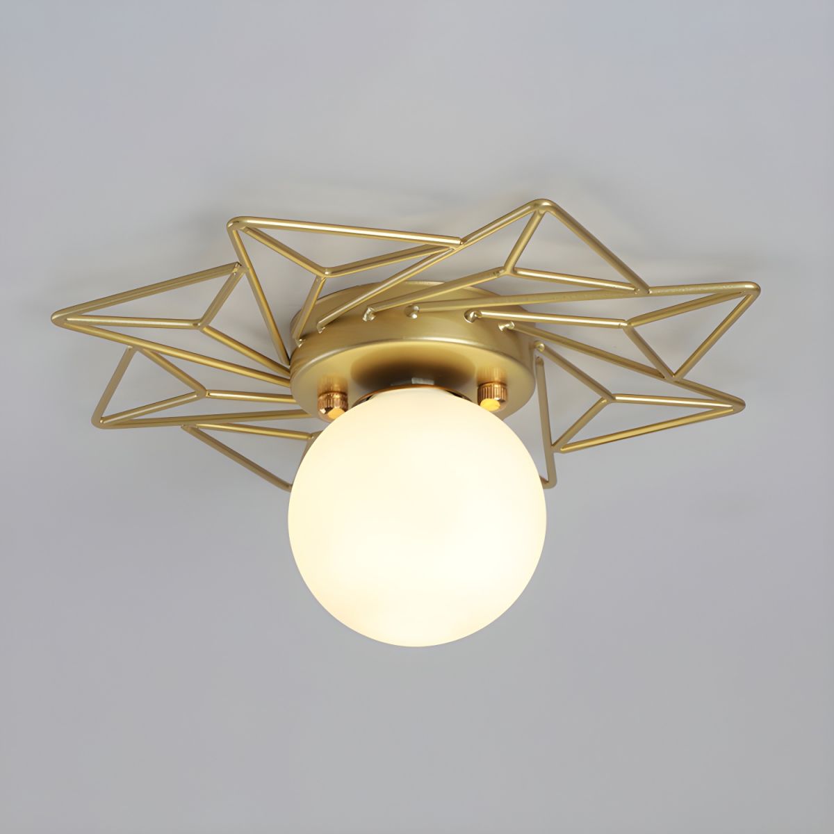 Ceiling Light Glass Flush Mount in Nordic Style | Auralis