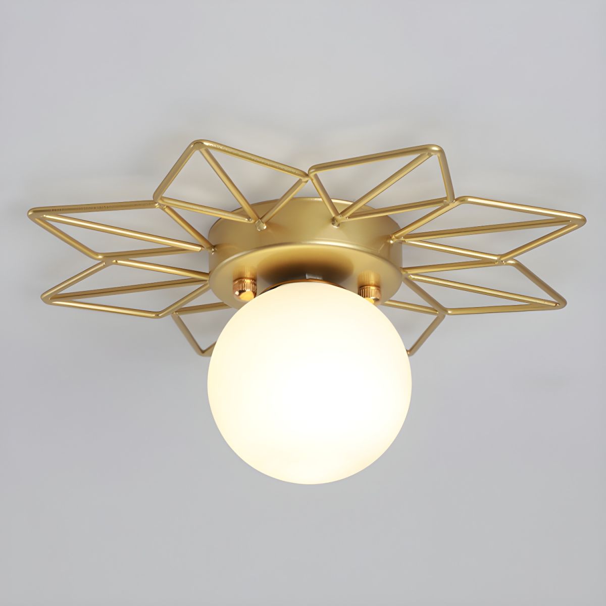 Ceiling Light Glass Flush Mount in Nordic Style | Auralis