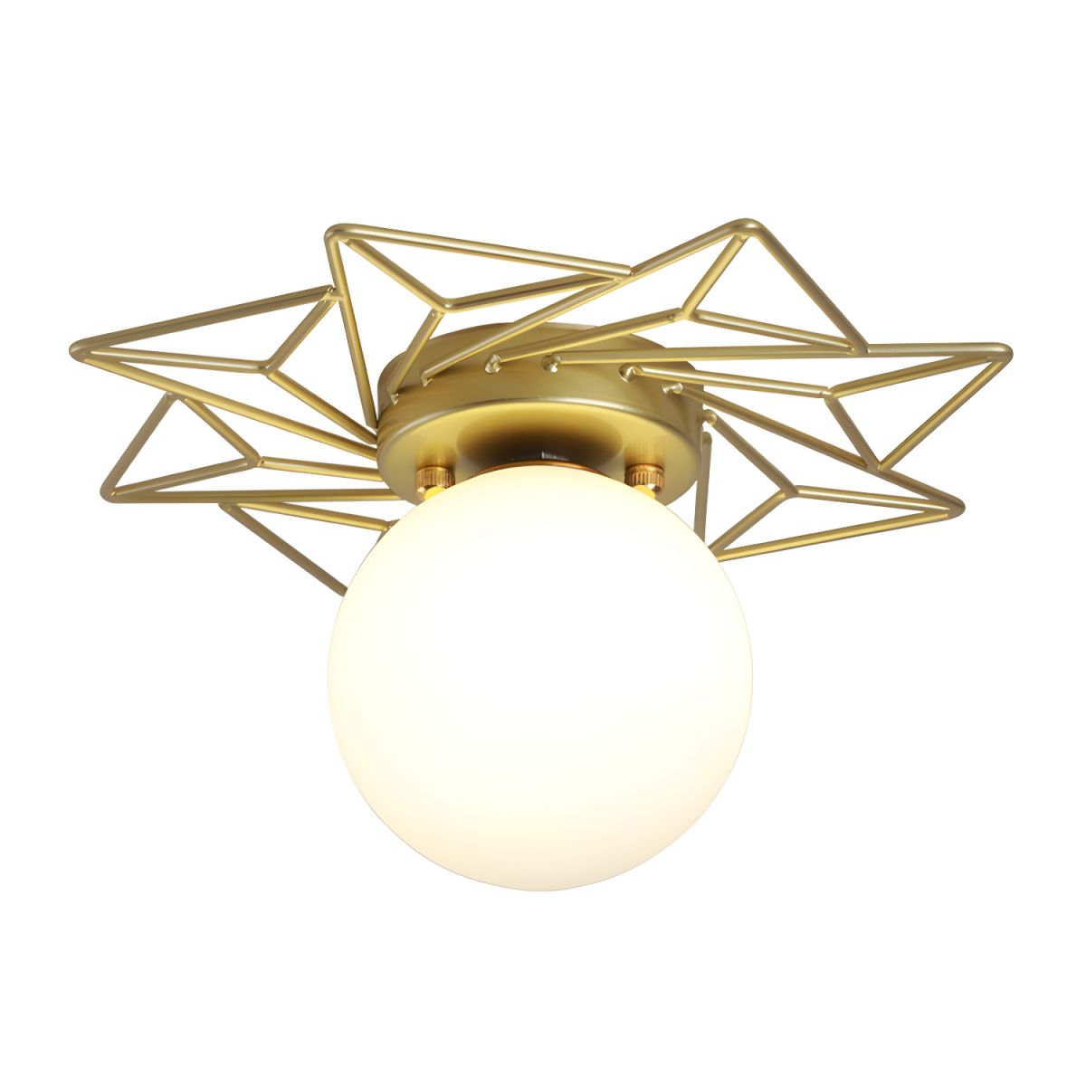 Ceiling Light Glass Flush Mount in Nordic Style | Auralis