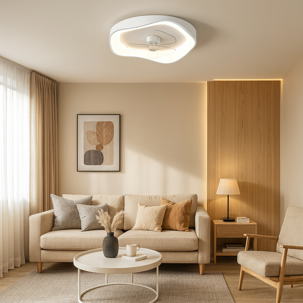 Ceiling Light Iron Fan Modern Minimalist | Lenvor
