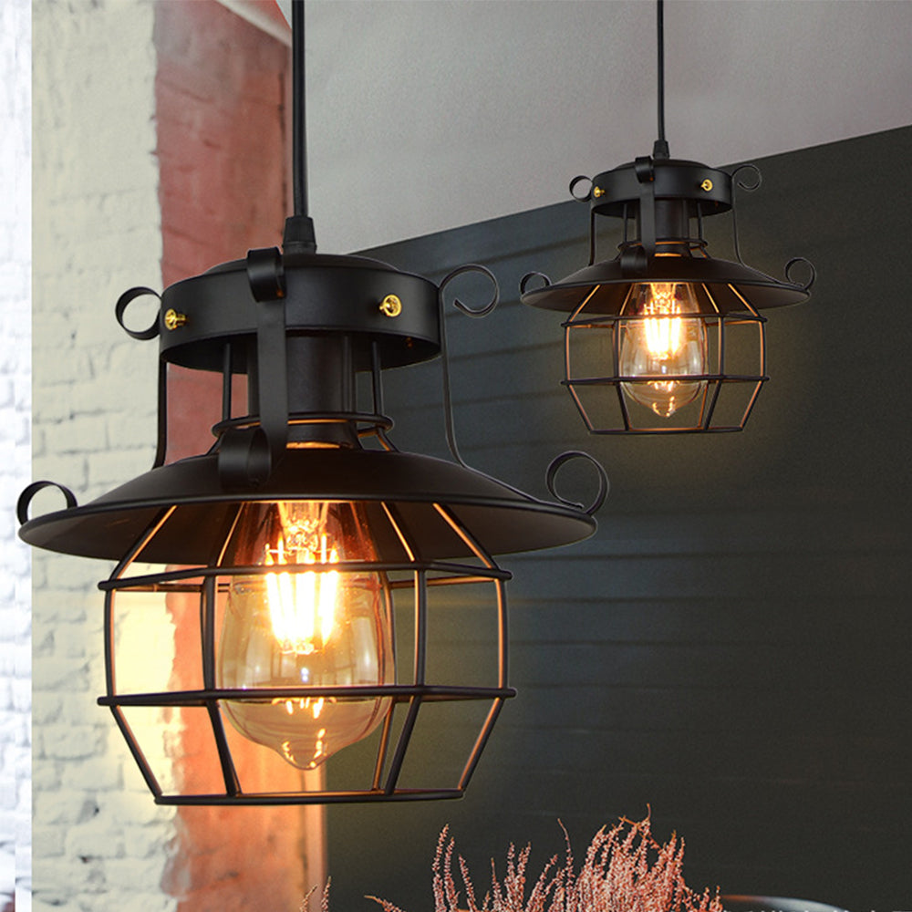 Ceiling Light Iron Industrial Vintage Design | Dinoro