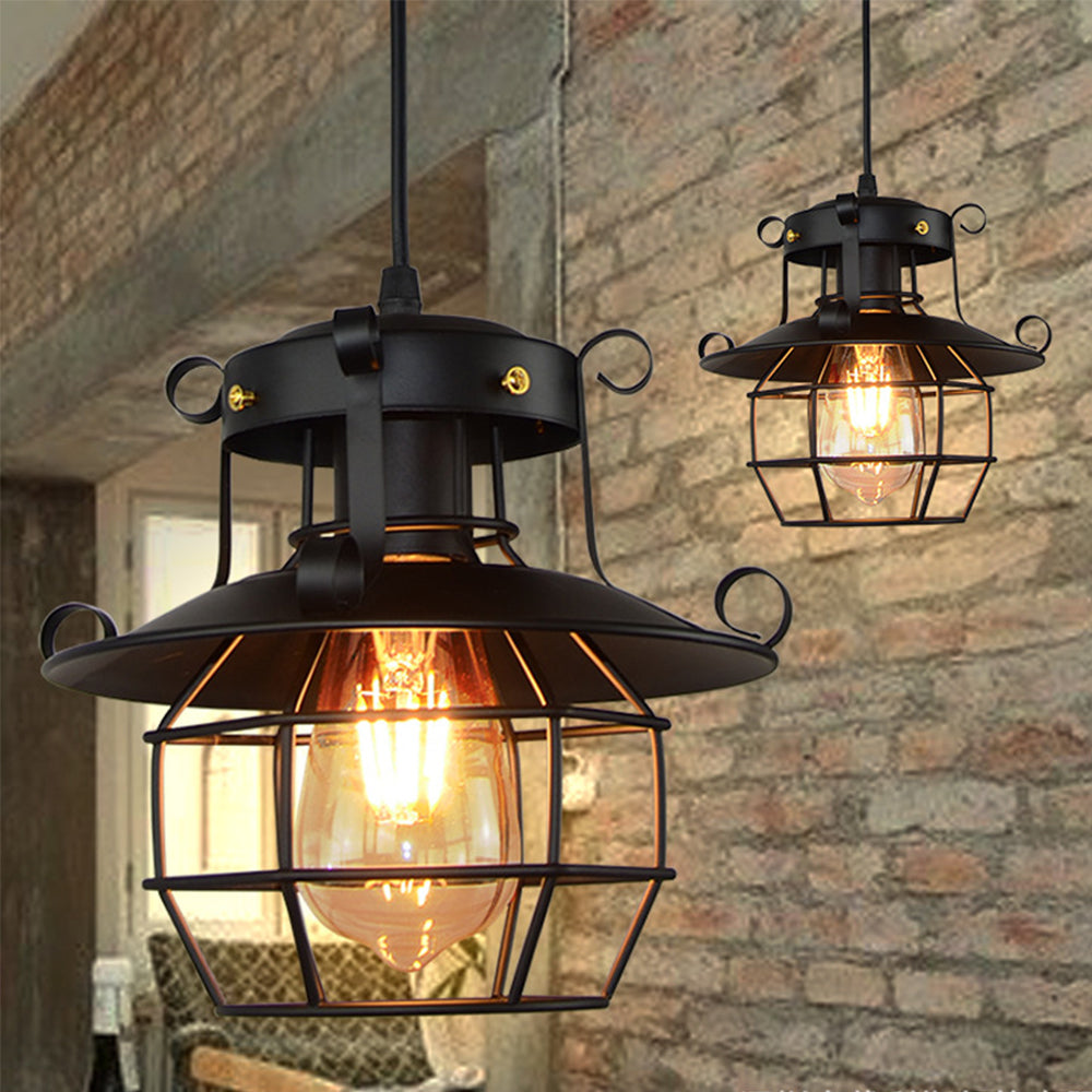 Ceiling Light Iron Industrial Vintage Design | Dinoro