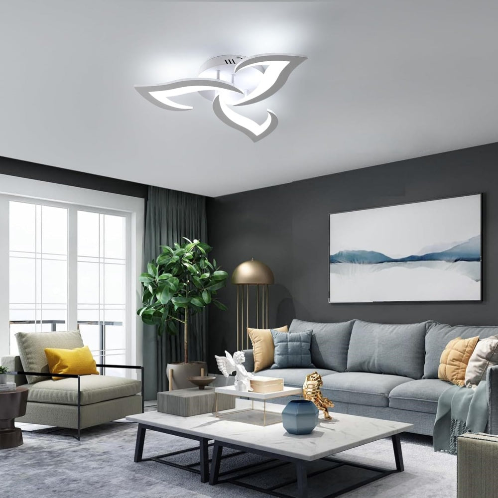 Ceiling Light Iron LED in Modern Flower Shape | Florine