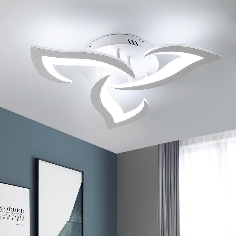 Ceiling Light Iron LED in Modern Flower Shape | Florine