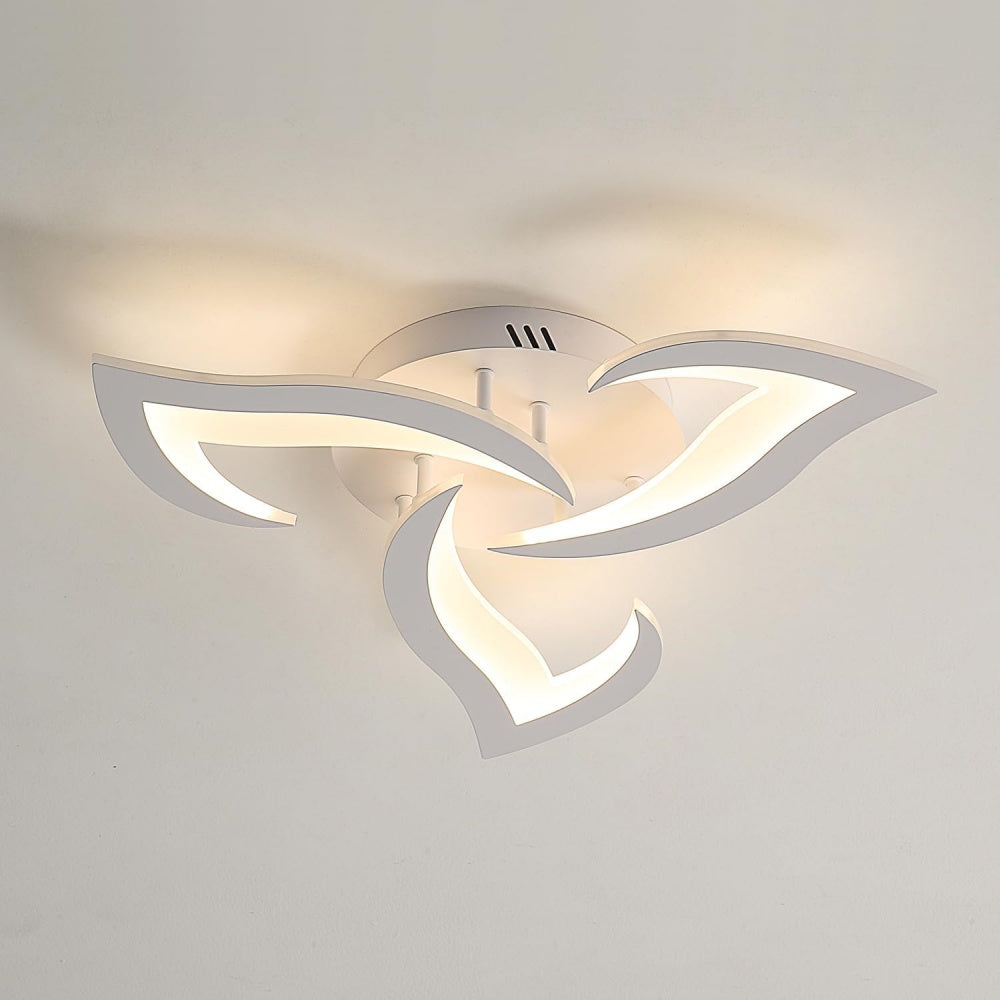 Ceiling Light Iron LED in Modern Flower Shape | Florine