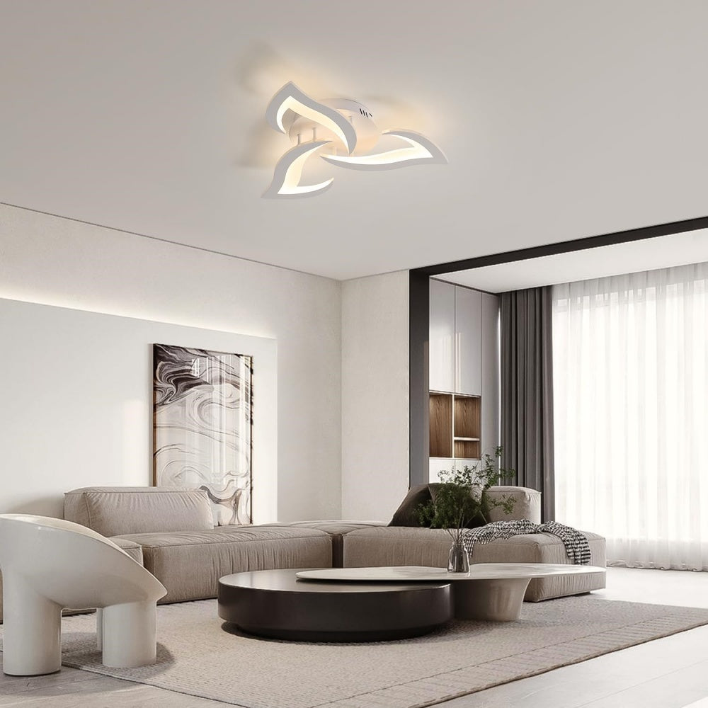 Ceiling Light Iron LED in Modern Flower Shape | Florine