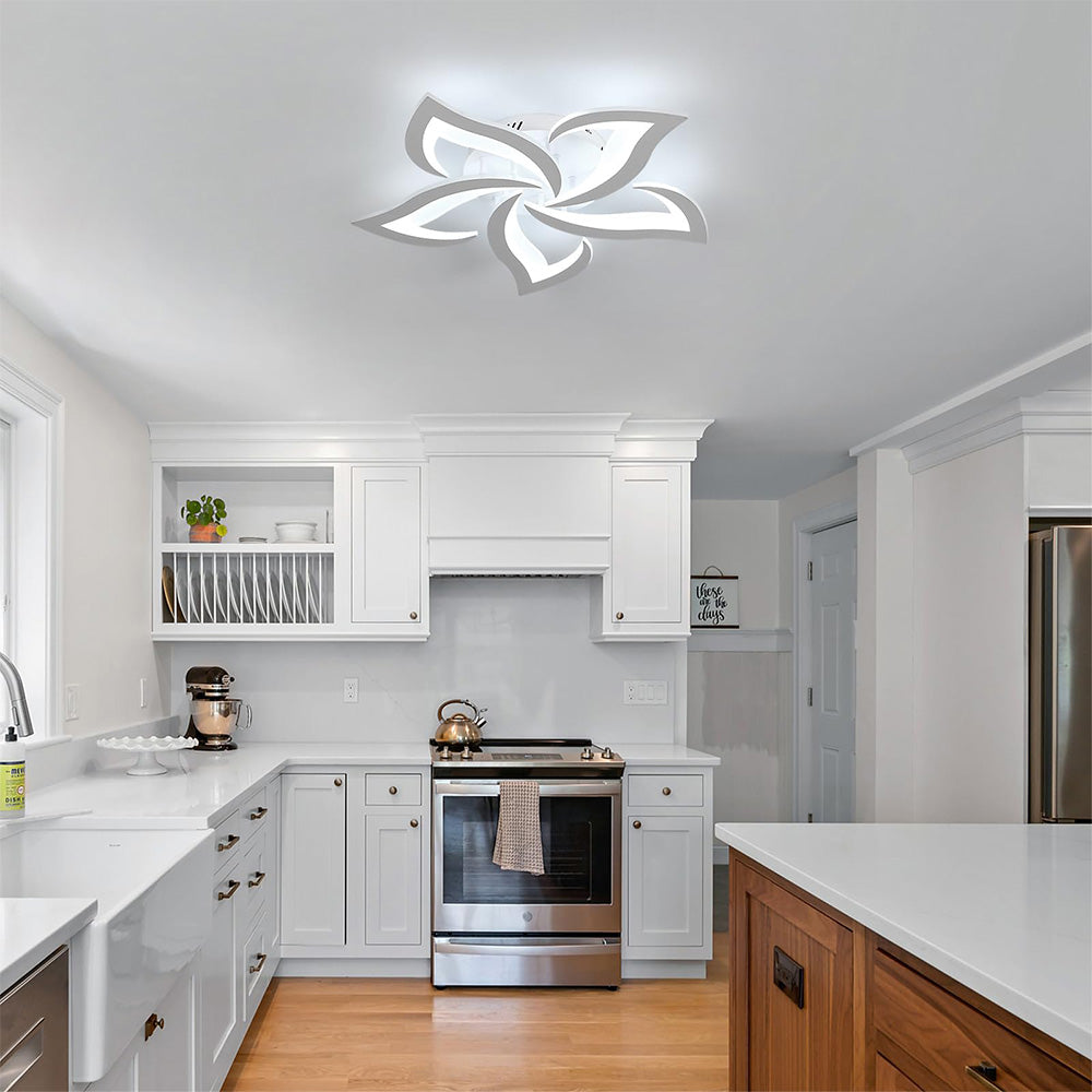 Ceiling Light Iron LED in Modern Flower Shape | Florine
