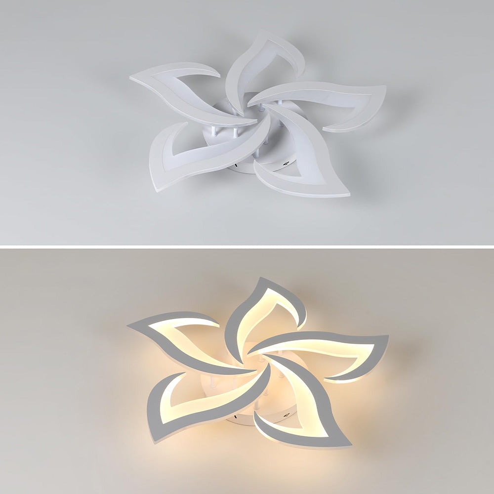 Ceiling Light Iron LED in Modern Flower Shape | Florine